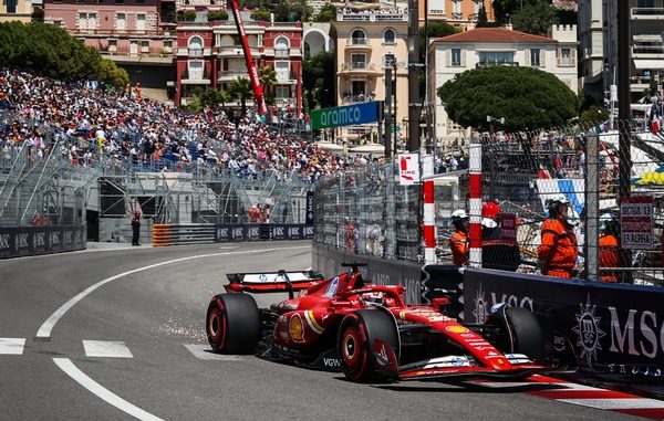 Monaco GP F1 qualification Charles Leclerc Piscine